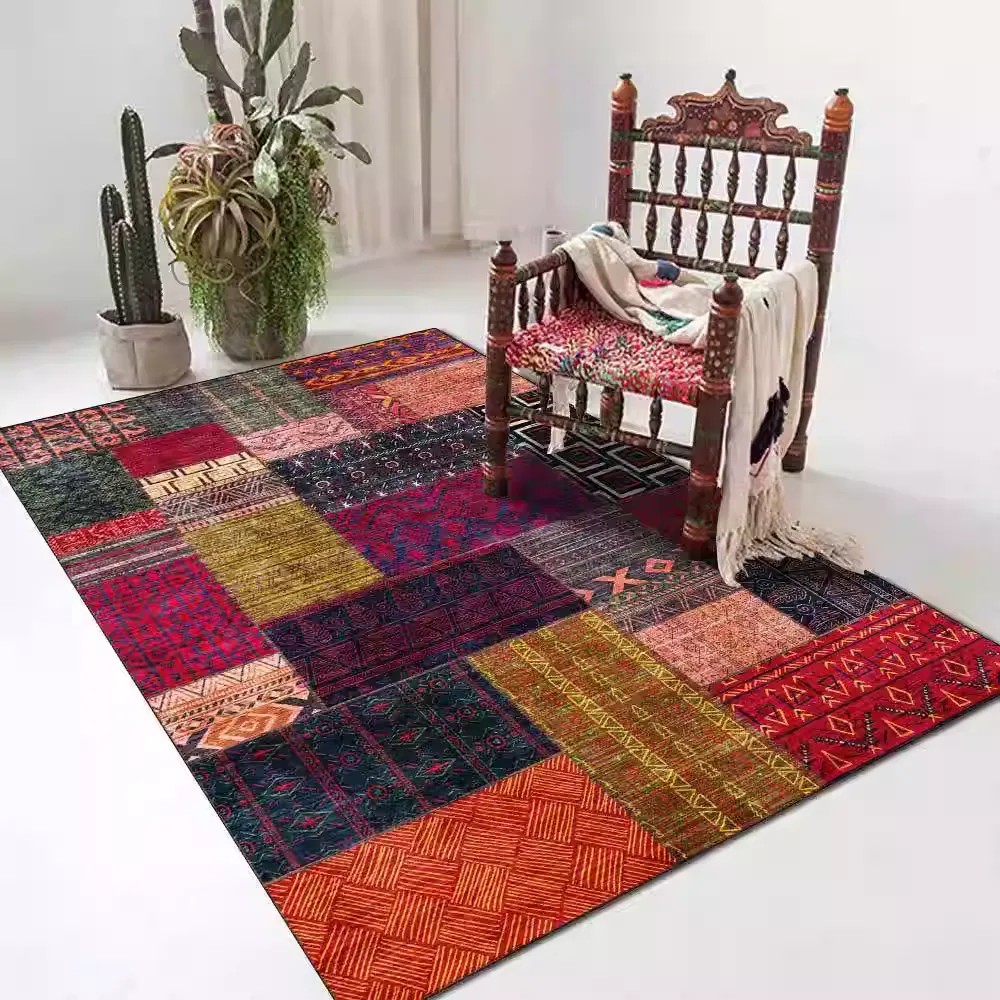 Vintage Coffee Equipment - Bohemian Carpet for Living Room Coffee