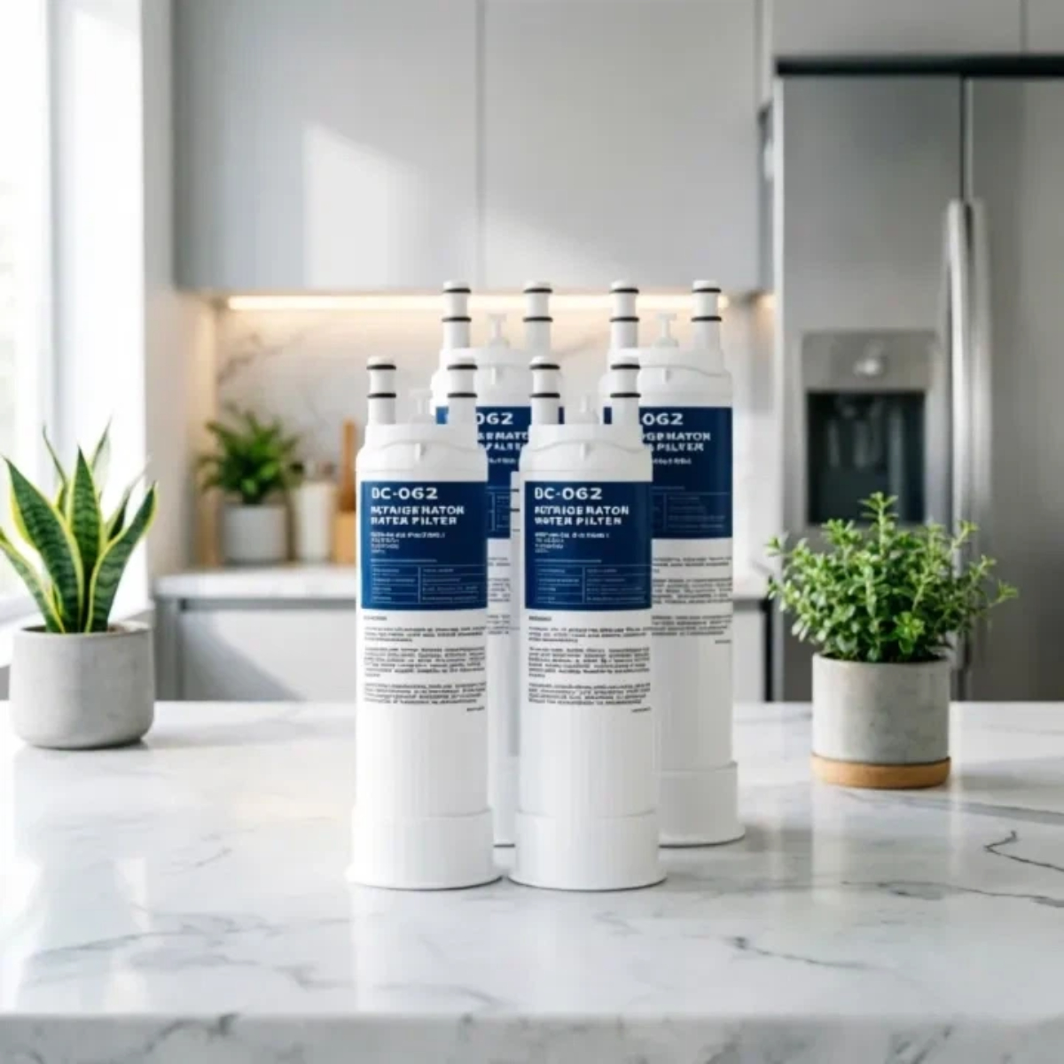 Water Filter Cartridge - Fridge Water Filter Cartridge 4 Pack