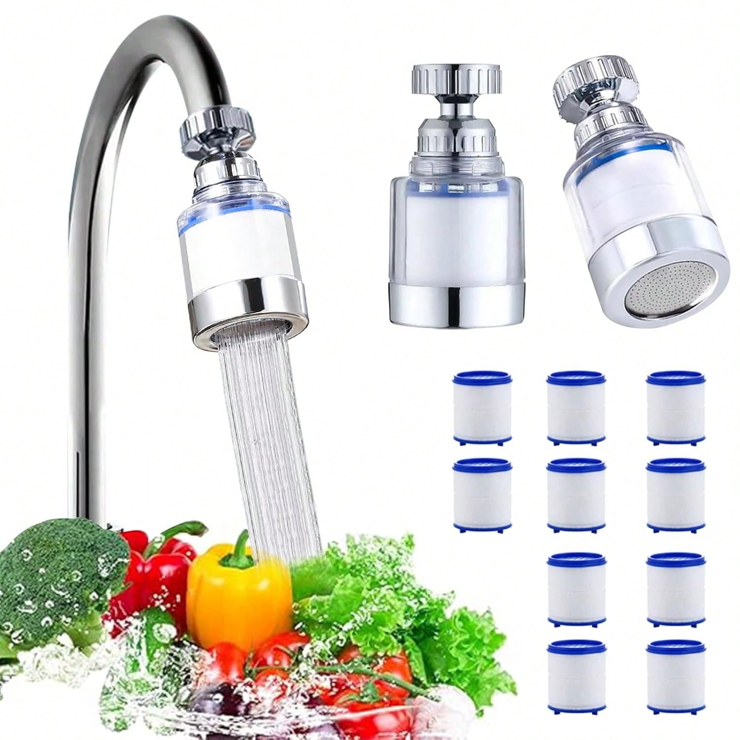 Water Filter Cartridge - 10/20/30 Pack Sink Water Faucet Filter