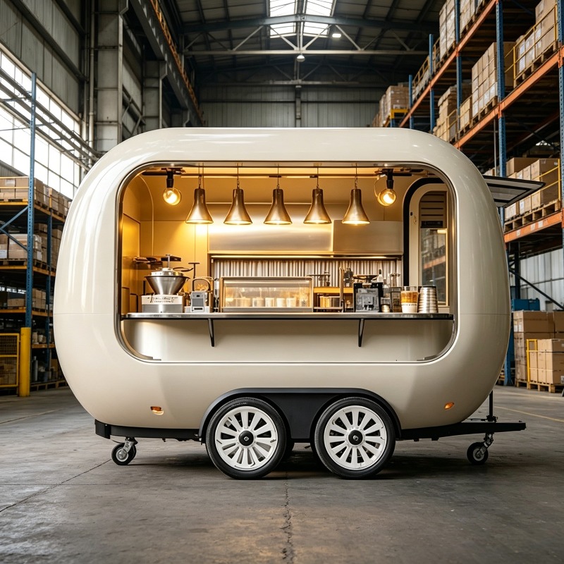 Coffee Equipment For Business - Mobile Ice Cream Coffee Cart Trailer