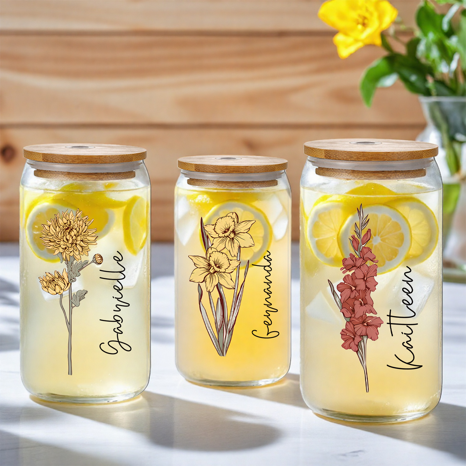 Personalized Floral Retro Iced - Coffee Equipment Gift avaliação e preço