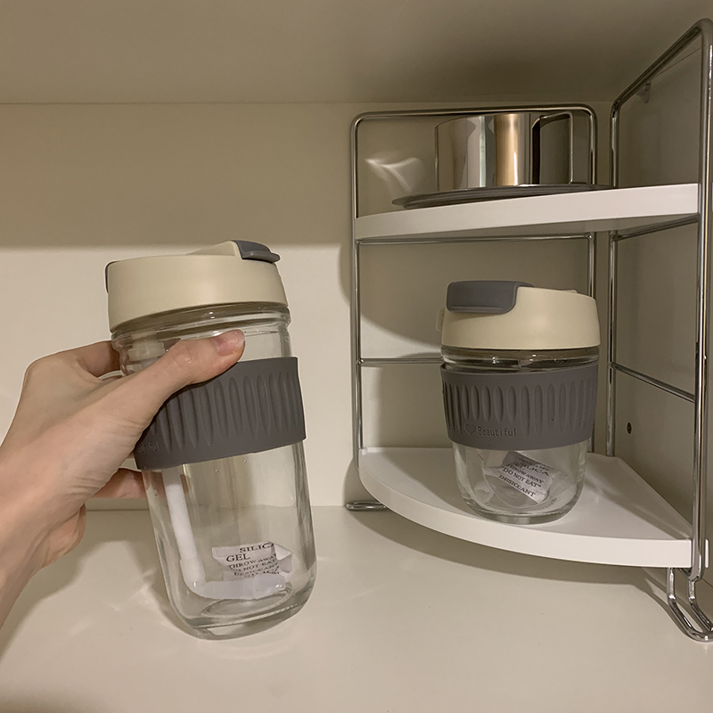 Korean Glass Water Bottle ins  - Coffee Equipment Gift avaliação e preço