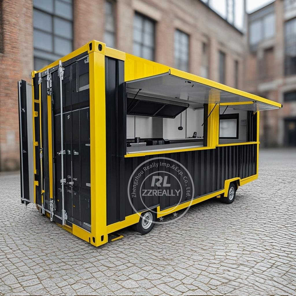 Europe Standard Mobile 20ft Co - Coffee Equipment Europe avaliação e preço