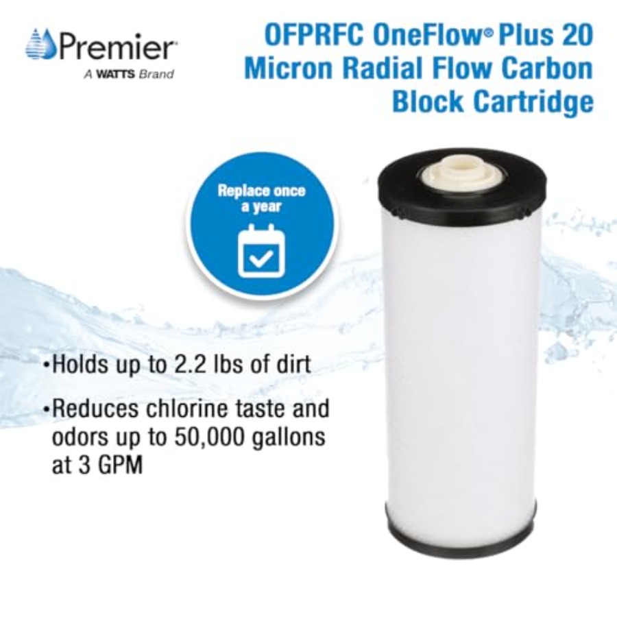 1-Pack Radial Flow Carbon Bloc - Water Filter Cartridge avaliação e preço