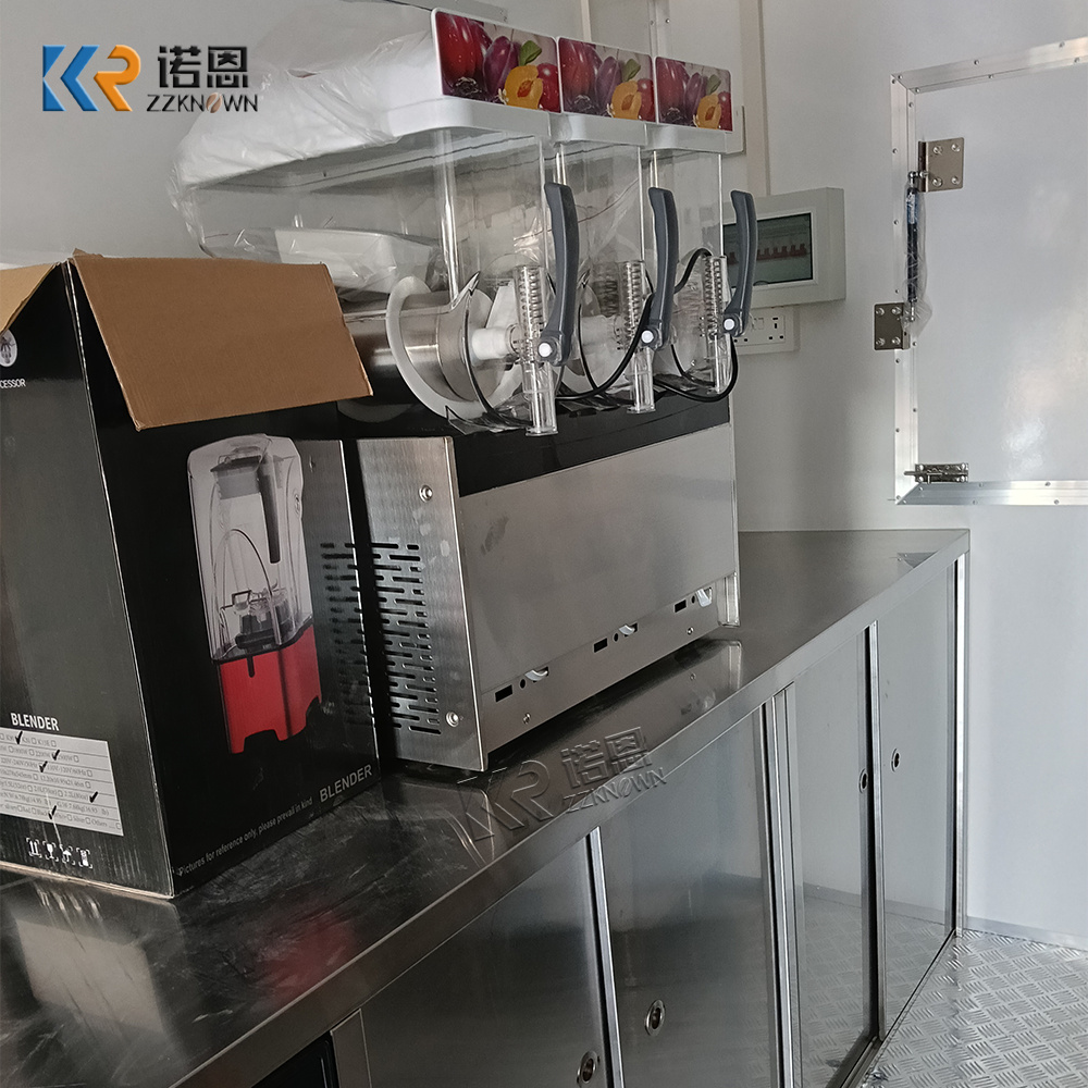 Stainless Steel Mobile Food Tr - Coffee Equipment For Business avaliação e preço