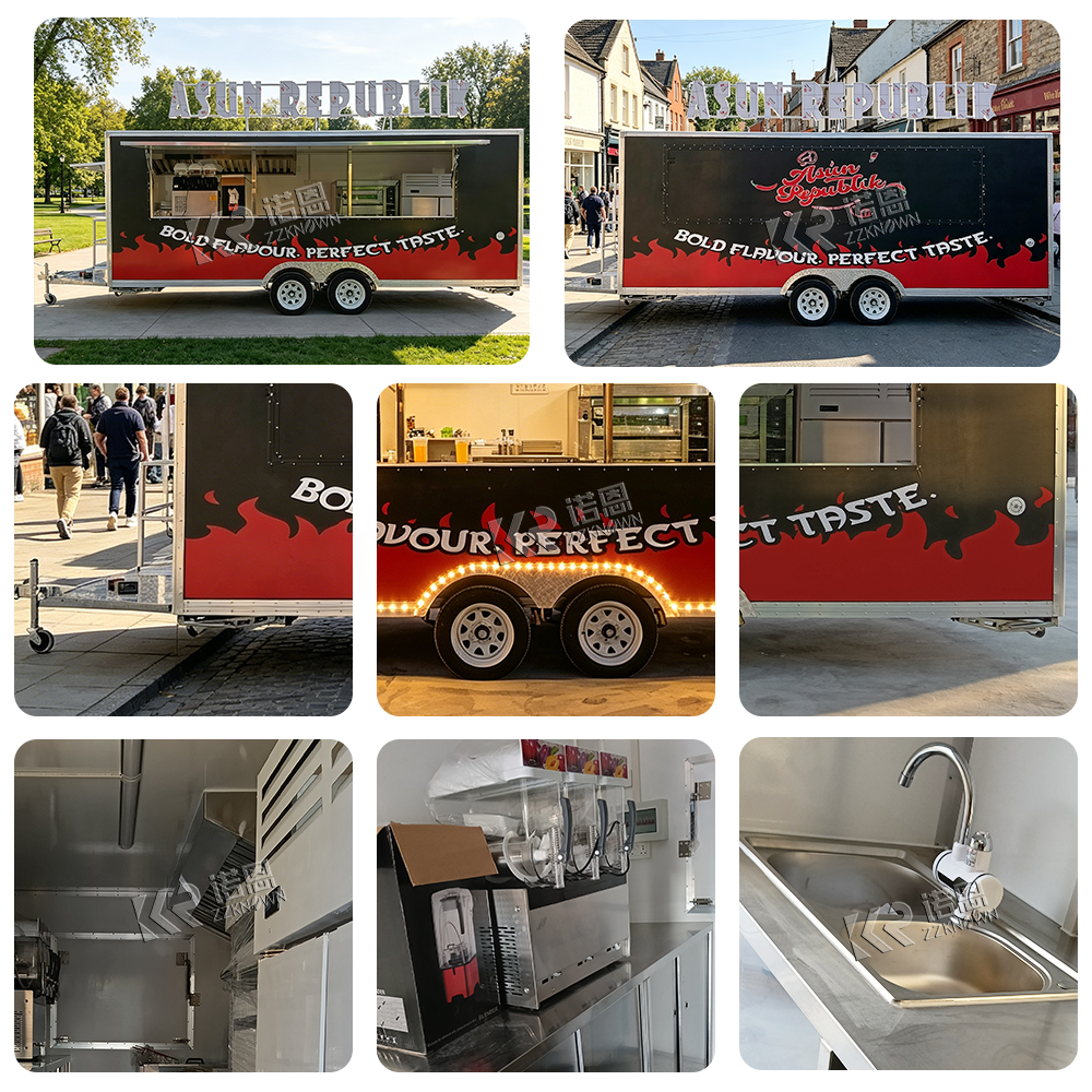 Stainless Steel Mobile Food Tr - Coffee Equipment For Business avaliação e preço