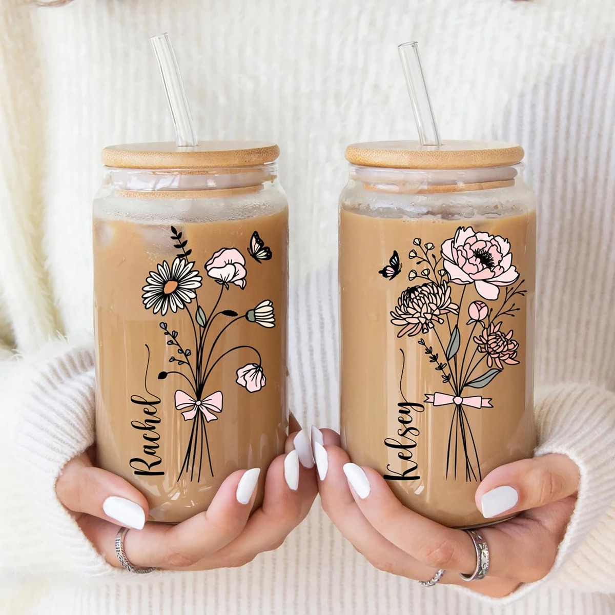 Customized Cute Cup Bottle Wit - Coffee Equipment Gift avaliação e preço