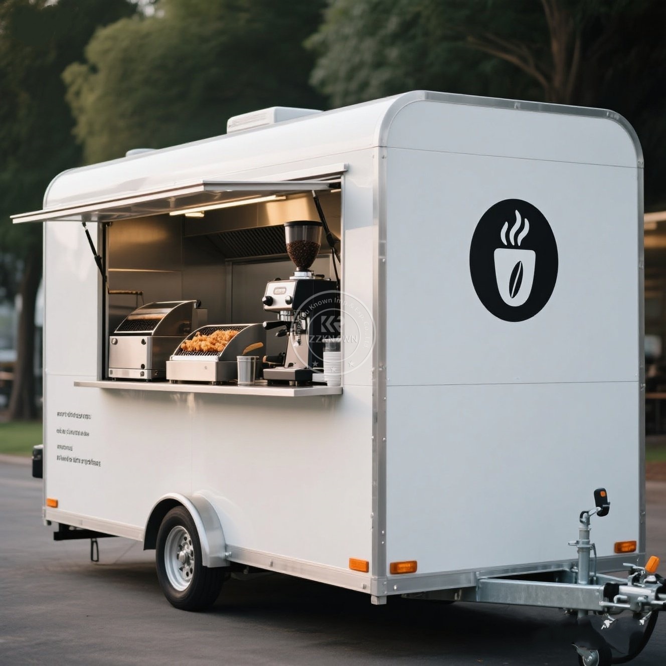 Custom Big Coffee Van Mobile F - Coffee Equipment Europe avaliação e preço