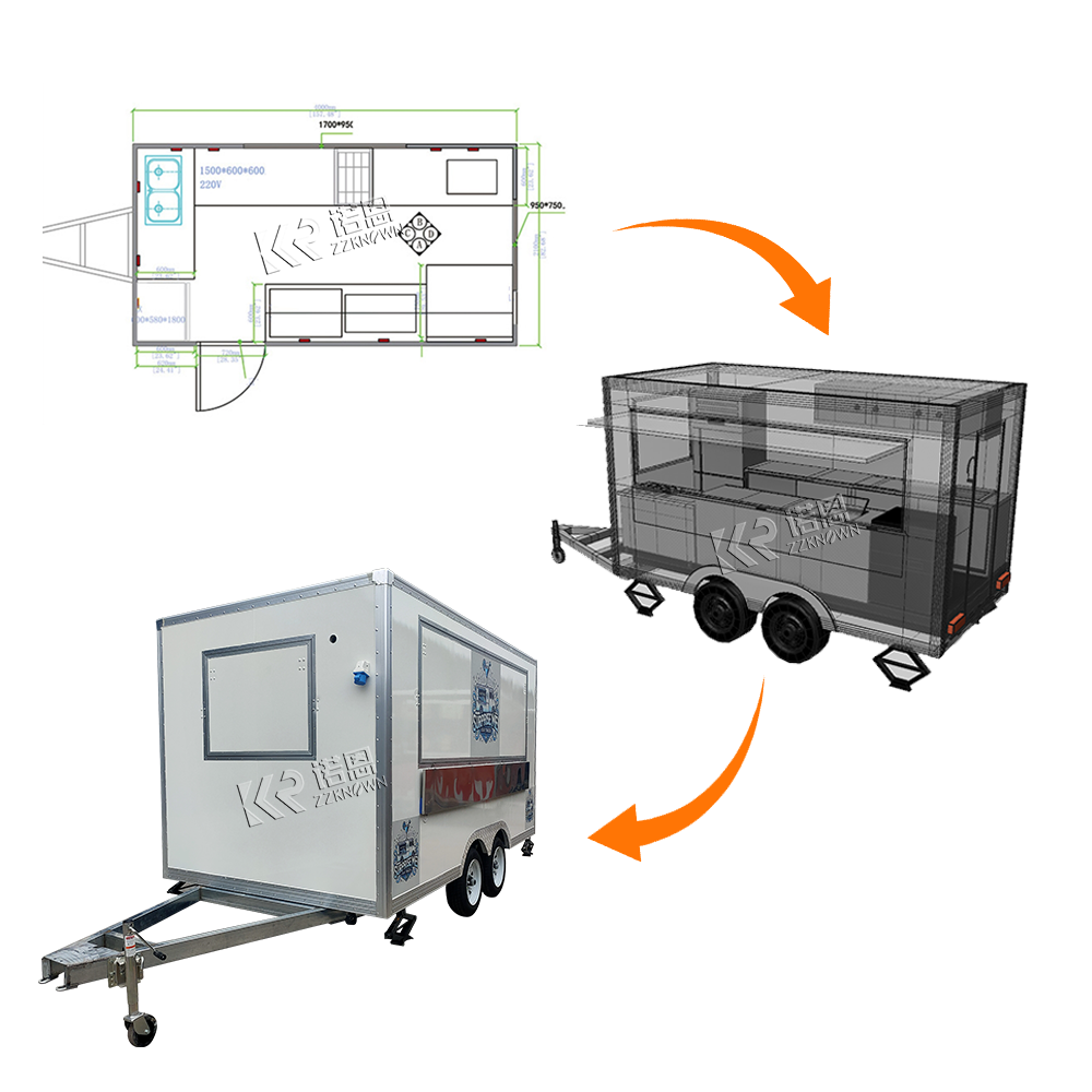 Custom Big Coffee Van Mobile F - Coffee Equipment Europe avaliação e preço