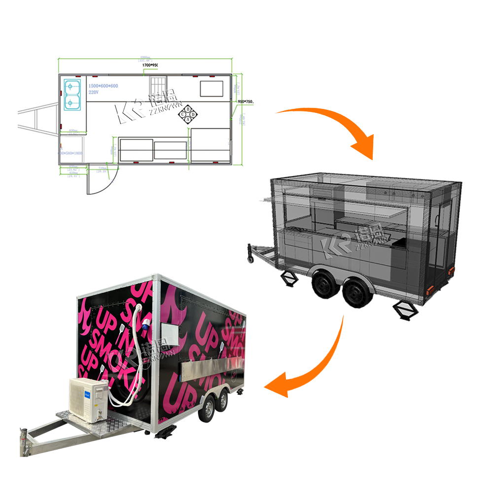 Europe Standard Mobile Food Tr - Coffee Equipment Europe avaliação e preço