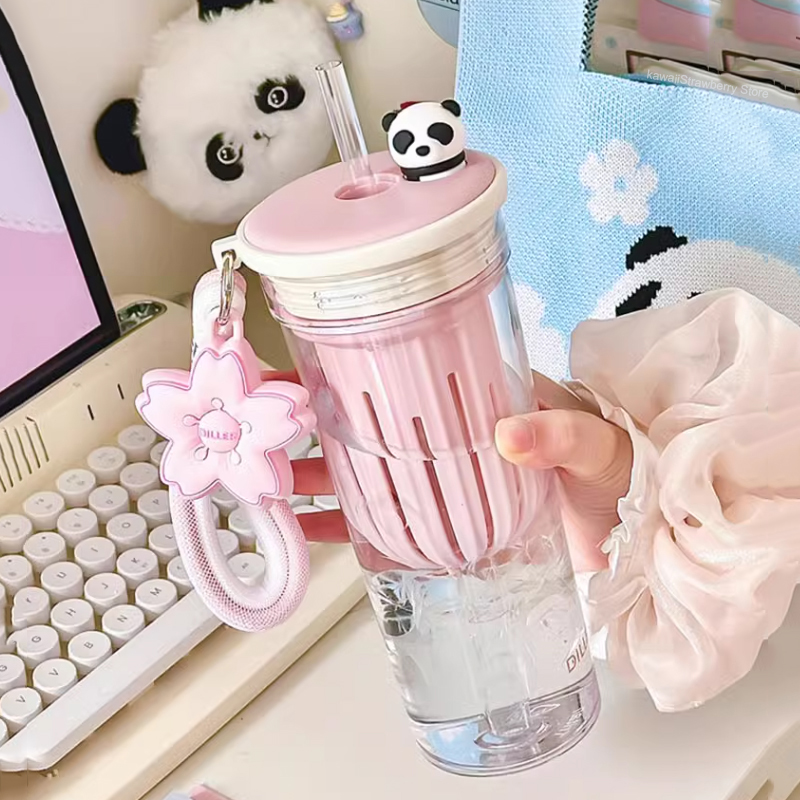 650ml Kawaii Water Bottle With - Coffee Equipment Gift avaliação e preço