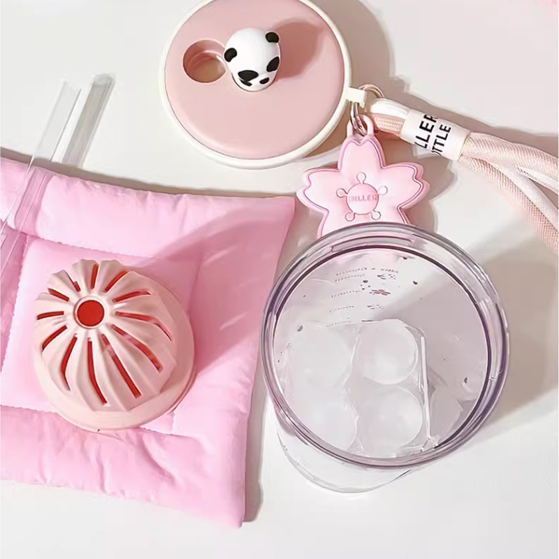 650ml Kawaii Water Bottle With - Coffee Equipment Gift avaliação e preço
