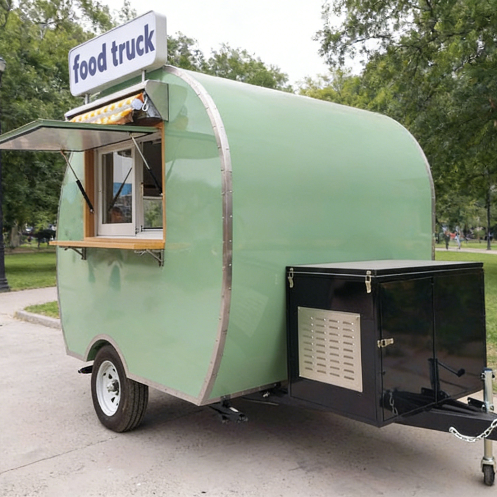Custom Food Trailer Commercial - Coffee Equipment For Business avaliação e preço