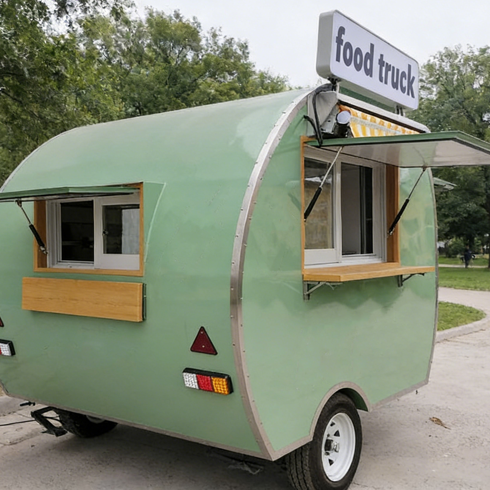 Custom Food Trailer Commercial - Coffee Equipment For Business avaliação e preço