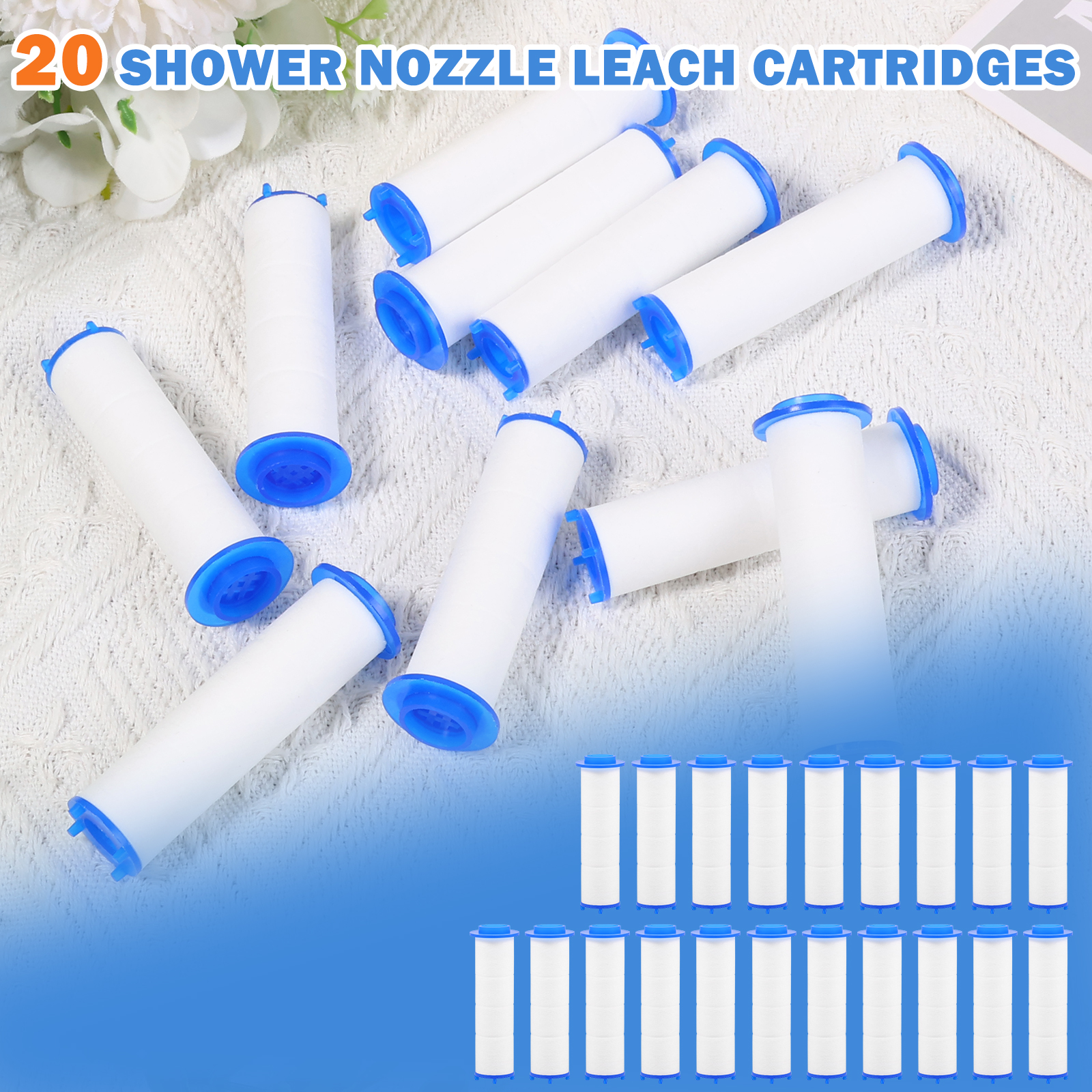 20Pcs Replacement Shower Filte - Water Filter Cartridge avaliação e preço