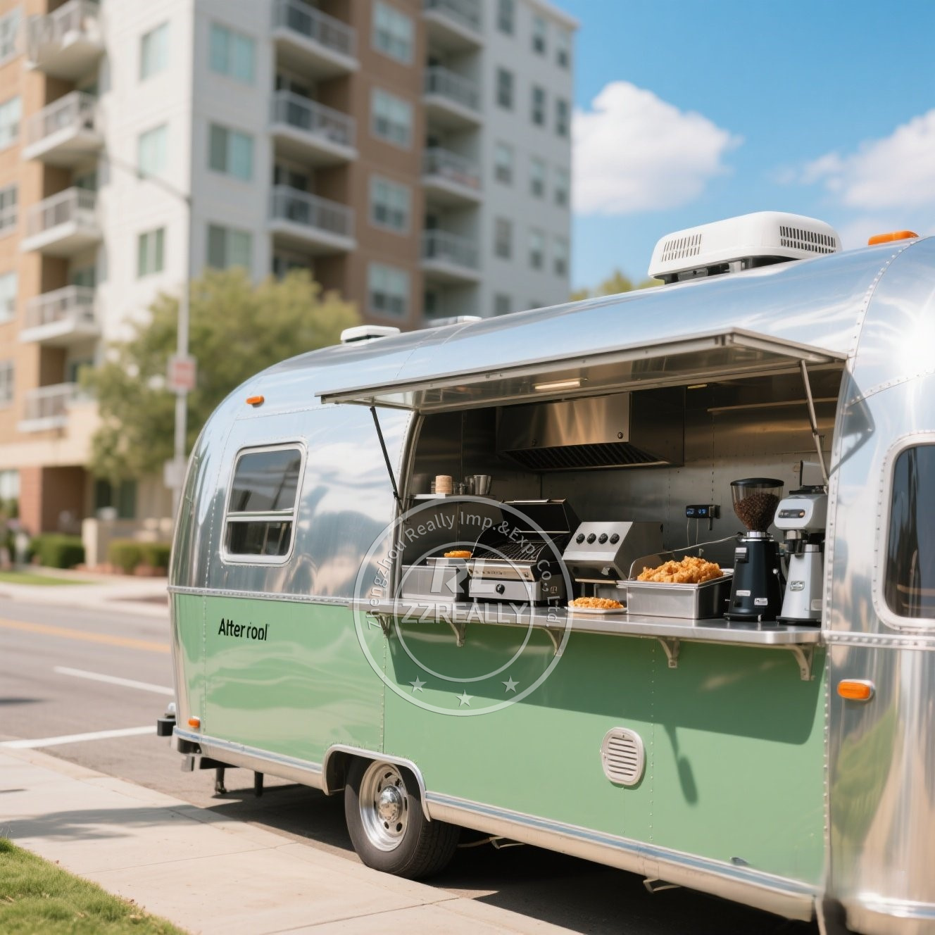 Europe Standard  Food Trailer  - Coffee Equipment Europe avaliação e preço